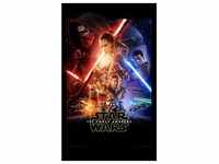 Komar Fototapete Vlies Star Wars EP7 Official Movie Poster 120 x 200 cm