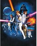 Komar Fototapete Vlies Star Wars Poster Classic 1 200 x 250 cm