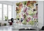 Sanders & Sanders Fototapete Lotus Gr&uuml;n und Rosa 368 x 248 cm 612329