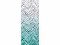 Komar Fototapete Vlies Herringbone Mint Panel 100 x 250 cm
