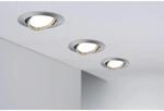 Paulmann LED-Einbaustrahler Base Coin schwenkbar 3 x 5 W Eisen