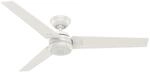 HUNTER FANS Deckenventilator Protos Wei&szlig; 132 cm mit Wandschalter