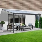 Home Deluxe Terrassen&uuml;berdachung Solis Alu 312 x 303 x 226 / 278 cm Anthrazit