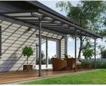 Palram - Canopia Terrassen&uuml;berdachung Feria Anthrazit 3x6.10