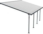 Palram - Canopia Terrassen&uuml;berdachung Feria Anthrazit 4x6.06