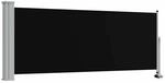 vidaXL Ausziehbare Seitenmarkise 100 x 300 cm Schwarz 45184