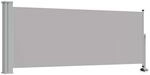 vidaXL Ausziehbare Seitenmarkise 100x300 cm Grau 45186