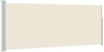 vidaXL Ausziehbare Seitenmarkise 120x300 cm Creme 45360