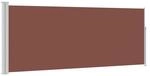vidaXL Ausziehbare Seitenmarkise 120x300 cm Braun 45364
