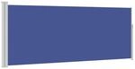 vidaXL Ausziehbare Seitenmarkise 120x300 cm Blau 45361
