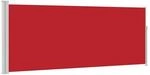 vidaXL Ausziehbare Seitenmarkise 120x300 cm Rot 45362