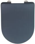 Wenko Premium WC-Sitz Sedilo Duroplast mit Absenkautomatik Grau Matt