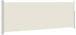 vidaXL Ausziehbare Seitenmarkise 160x500 cm Creme 45461
