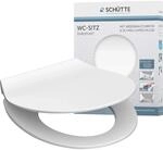Sch&uuml;tte WC-Sitz Slim White Duroplast mit Absenkautomatik & Schnellverschluss