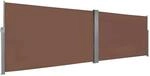 vidaXL Ausziehbare Seitenmarkise 160&times;600 cm Braun 143681