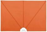 vidaXL Faltbarer Terrassen-Seitenf&auml;cher Terracotta-Rot 240&times;160 cm 44571