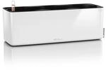Lechuza&reg; Pflanzgef&auml;&szlig; Cube Glossy Triple Wei&szlig; highgloss 40 cm x 14 cm