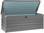 Beliani Truhe CEBROSA Grau 70x165x63