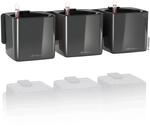 Lechuza&reg; Pflanzgef&auml;&szlig;e Green Wall Home Kit Glossy Set Anthrazit highgloss