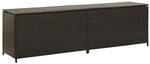 vidaXL Gartenbox Poly Rattan 200x50x60 cm Braun