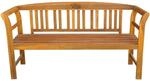 vidaXL Gartenbank 157 cm Massivholz Akazie
