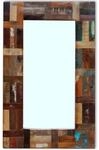 vidaXL Spiegel Altholz 80x50 cm 243329