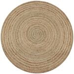 vidaXL Teppich Jute Geflochten 120 cm Rund 245337