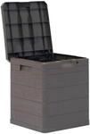 vidaXL Garten-Aufbewahrungsbox 90 L Braun