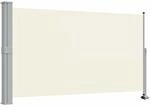 vidaXL Ausziehbare Seitenmarkise 140x300 cm Creme 45191