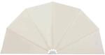 vidaXL Faltbarer Terrassen-Seitenf&auml;cher Creme 160 cm 44577