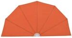 vidaXL Faltbarer Terrassen-Seitenf&auml;cher Terracotta-Rot 160 cm 44579
