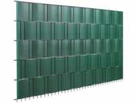Floraworld PVC-Sichtschutzstreifen Grün Höhe 19 cm Länge 201,5 cm 5 Streifen