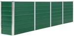 vidaXL Hochbeet 320 x 40 x 77 cm Verzinkter Stahl Gr&uuml;n 47049