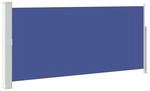 vidaXL Ausziehbare Seitenmarkise 140x300 cm Blau 45355