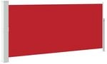 vidaXL Ausziehbare Seitenmarkise 140x300 cm Rot 45356