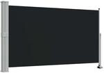 vidaXL Ausziehbare Seitenmarkise 140x300 cm Schwarz 45190