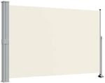 vidaXL Ausziehbare Seitenmarkise 160x300 cm Creme 45194