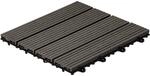 Home Deluxe WPC-Fliesen Bavaro Anthrazit 3 m&sup2;