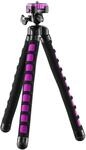 Mantona Kaleido Flex Stativ Glamour Pink 270X43Mm Biegbar Kugelkopf Reisestativ