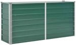 vidaXL Garten-Hochbeet Stahl 160x40x77 cm Gr&uuml;n 659814