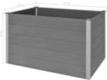 vidaXL Garten-Hochbeet WPC 150x100x91 cm Grau 658674
