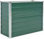 vidaXL Garten-Hochbeet Stahl 100x40x77 cm Gr&uuml;n 659818
