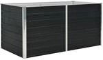 vidaXL Hochbeet Anthrazit 160 x 80 x 77 cm Stahl 660629