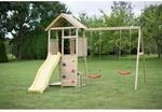 Wendi Toys Kinderspielturm Giraffe inkl. Rutsche & Kletterwand 270 cm x 340 cm x