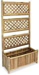 vidaXL Garten-Hochbeet mit Spalier Bambus 70 cm 658767