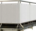 Sol Royal SolVision HB2 Balkonumspannung 90x500cm Wei&szlig; Polyethylen