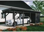 Kiehn-Holz Ger&auml;teraum f&uuml;r Einzelcarport KH 321 Anthrazit 174 cm x 299 cm