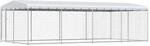 vidaXL Outdoor-Hundezwinger mit &Uuml;berdachung 7,6x3,8x2,3 m 144937