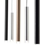 Brilliant LED-Pendelleuchte Cembalo 5er Braun
