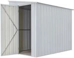 Globel Metall-Anlehnger&auml;tehaus Lean-To 58 B x T: 144 cm x 234 cm Silber...